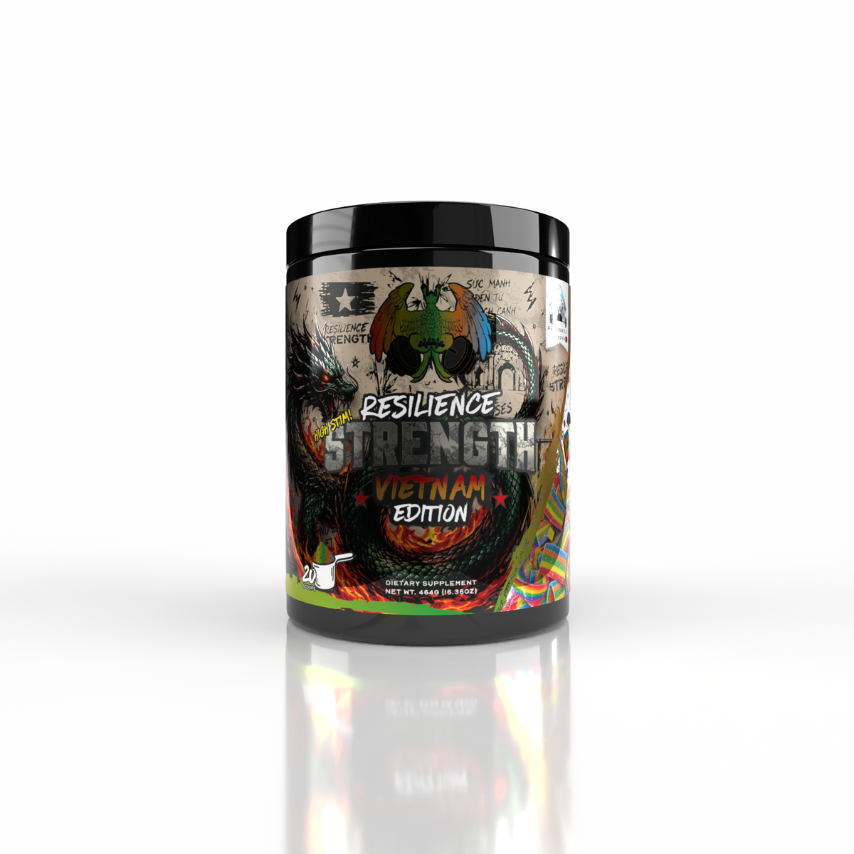 Pre-Order Vietnam Edition High Stim Pre-Workout -Sour Rainbow Candy Pre-Order