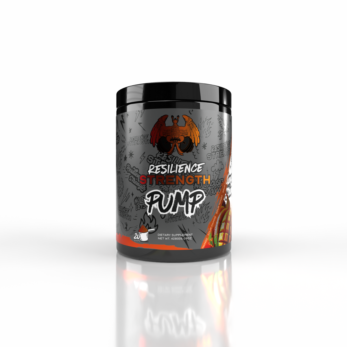 Non-stim Pump Preworkout - Sour Mango